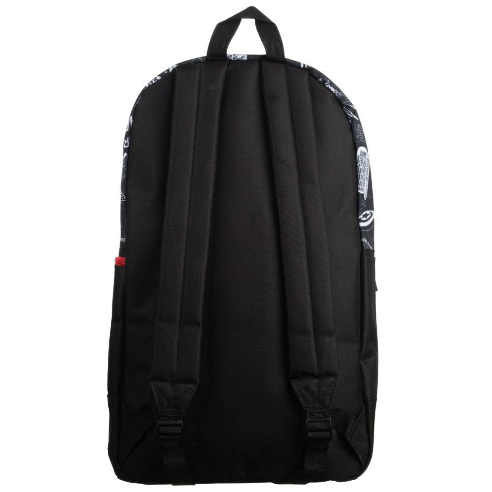 Marvel Comic Book Superhero Speech Bubble Tech Backpack