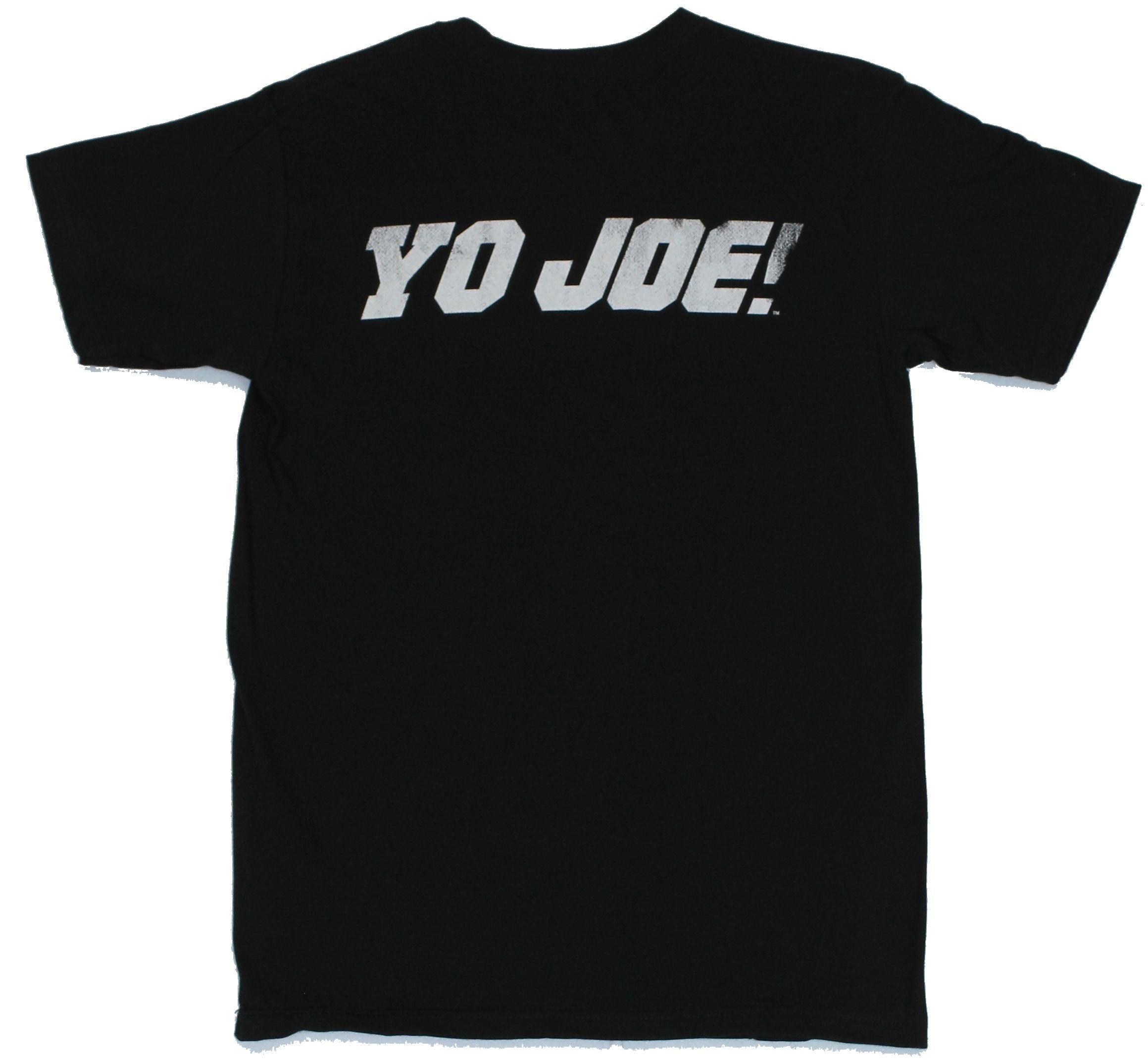 G.I. Joe Mens T-Shirt  - Yo Joe! Team in front of the Flag [Apparel]