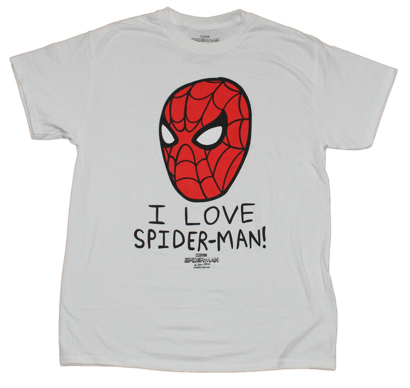 Spider-Man Mens T-Shirt -  I Love Spider-Man - Inmyparentsbasement.com