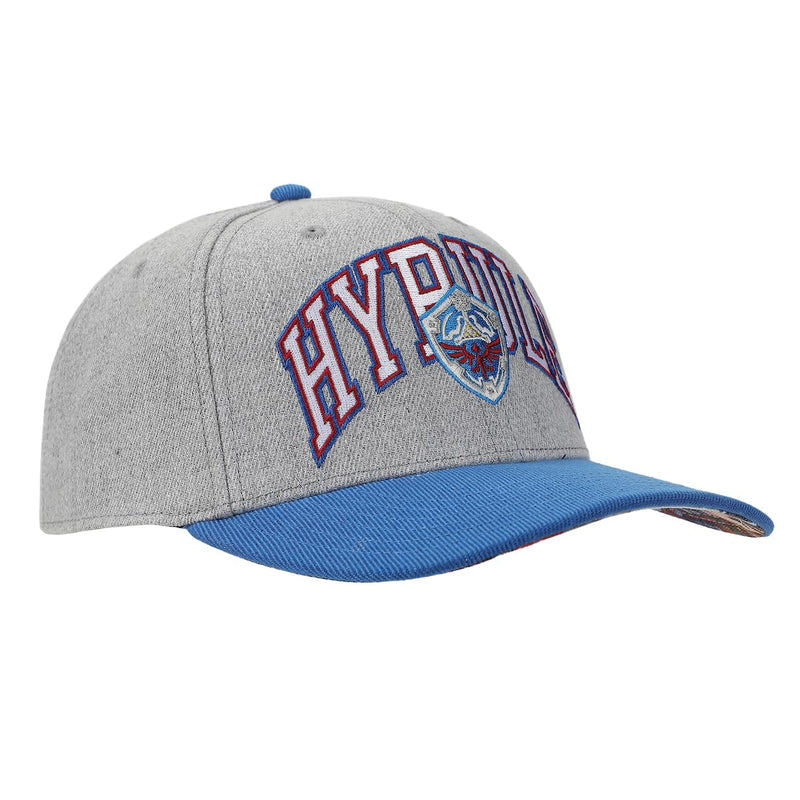 Bioworld The Legend of Zelda Hyrule Shield Gray & Blue Snapback Hat