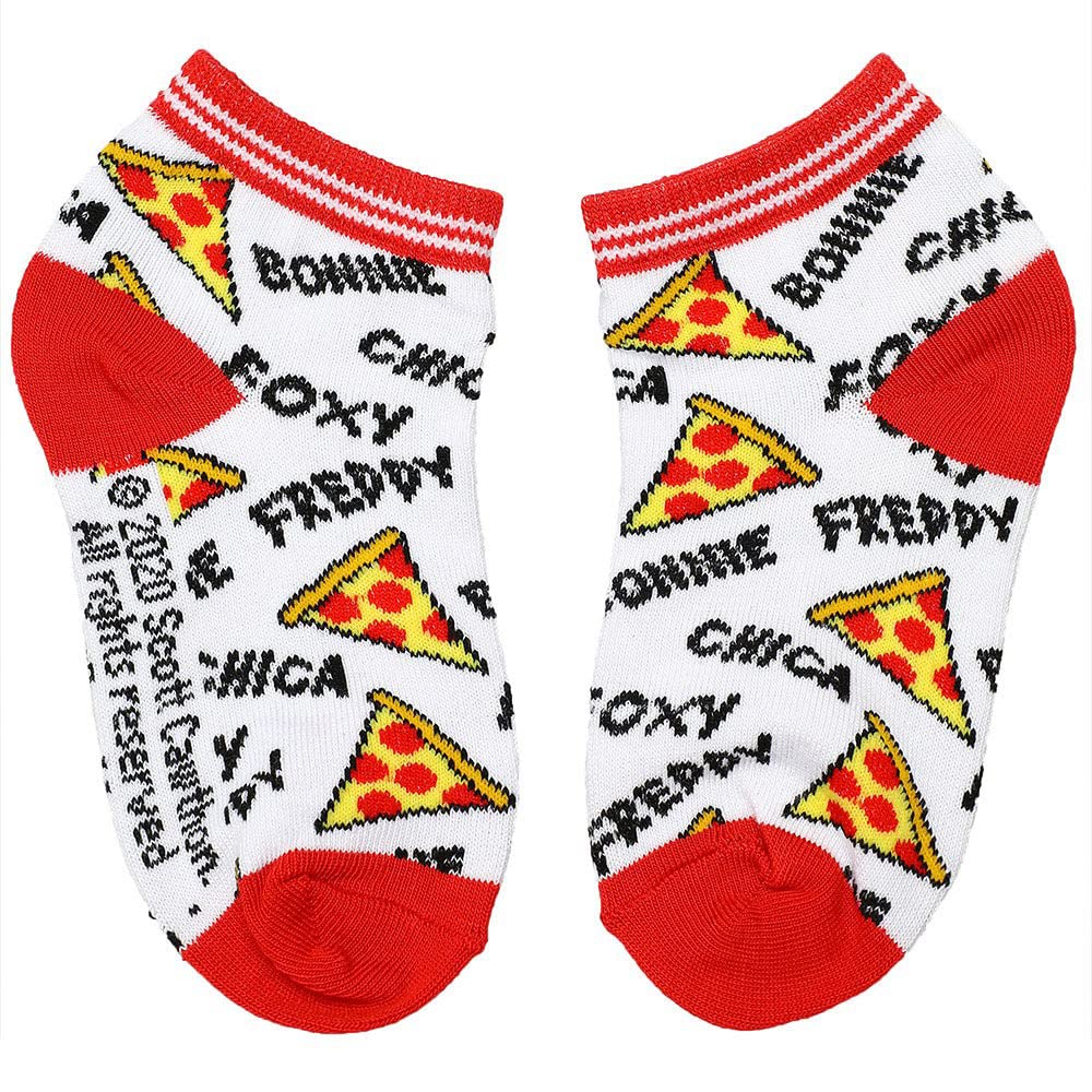 Five Nights at Freddy's Main Characters 6-Pack Youth Ankle Socks