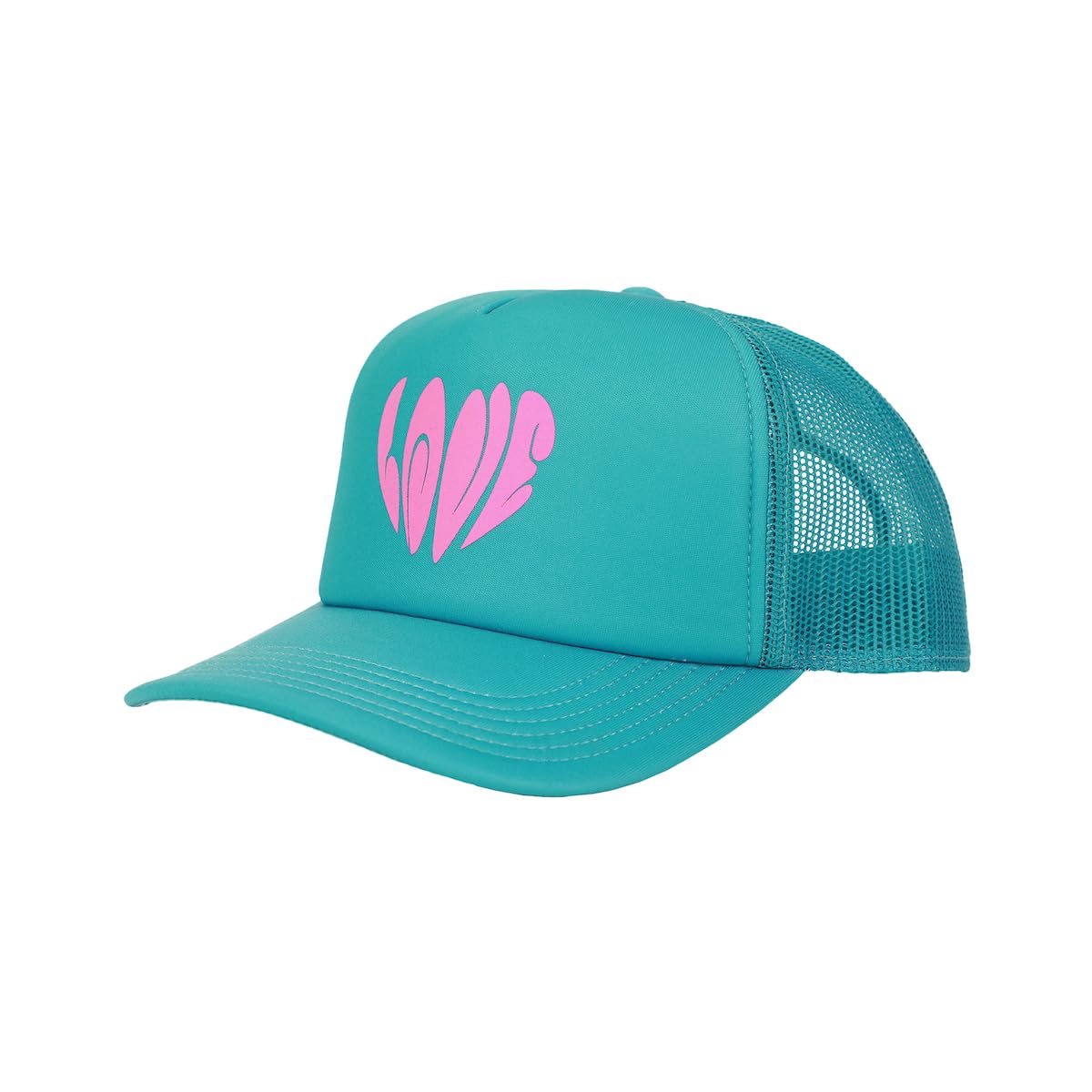 Valentine's Day Love Green Foam Trucker Hat