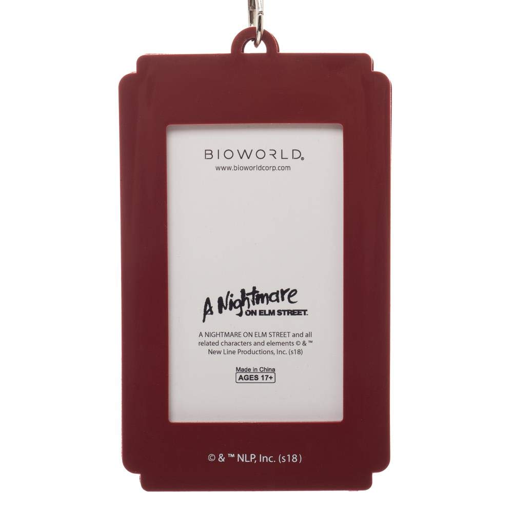 Nightmare on Elm Street Lanyard with Molded Rubber VHS ID Badge Holder