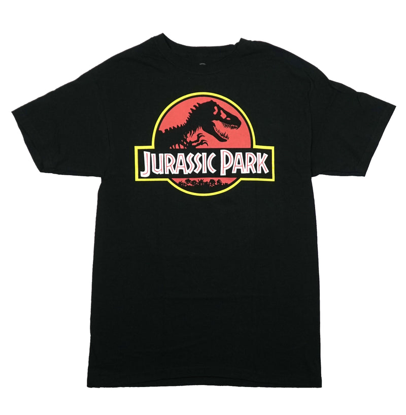 Jurassic Park Mens T-Shirt - Classic T-Rex Colored Park Logo