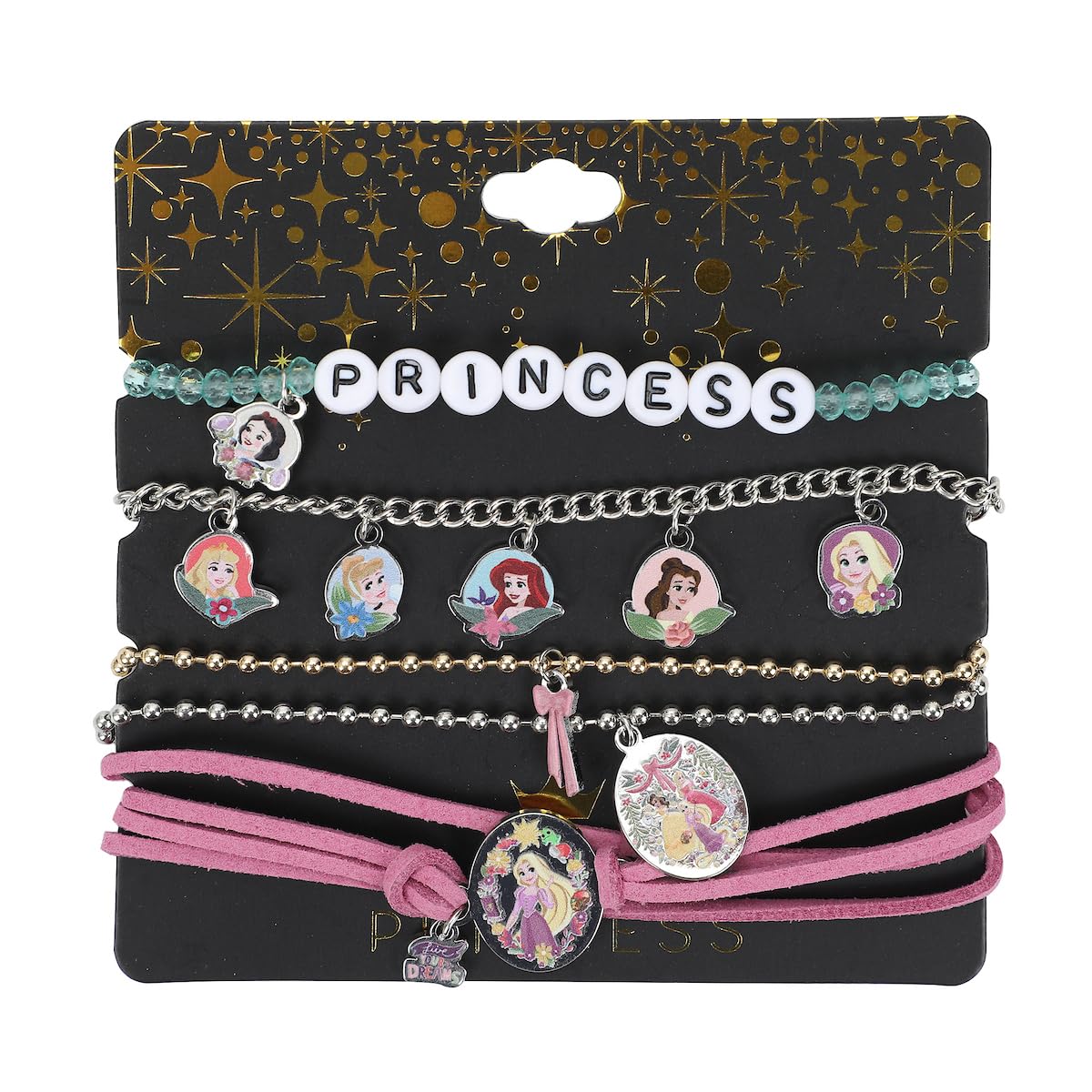 Disney Princess Bracelet Set (Set of 4)