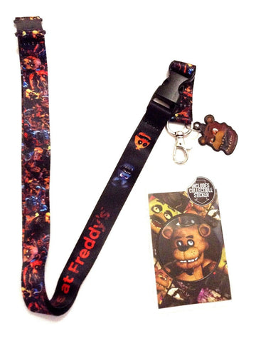 Five Nights at Freddy's All Over Print Lanyard