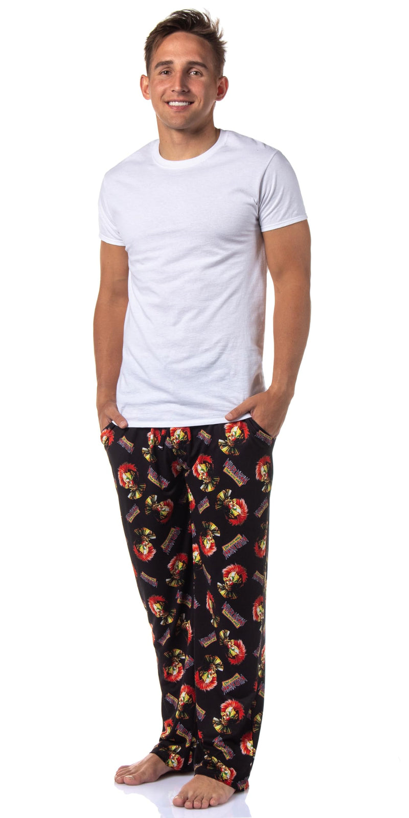 INTIMO Killer Klowns from Outer Space Mens' Character Movie Film Sleep Pajama Pants