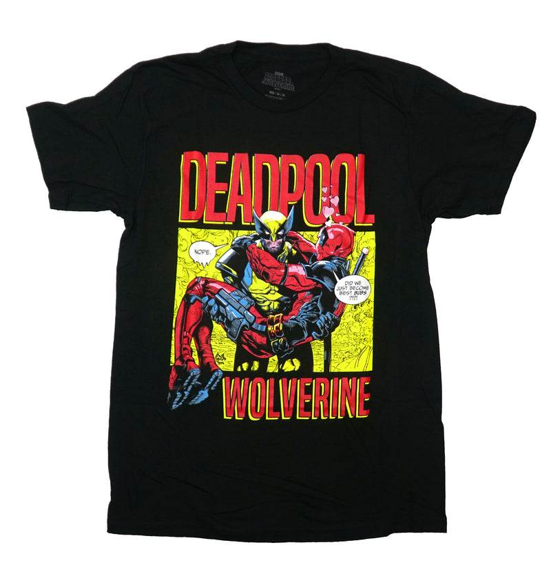 Deadpool & Wolverine Mens T-Shirt - Carrying Did We Just Become Best Bubs