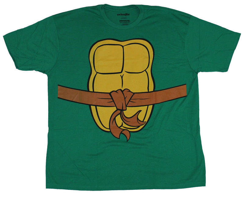 Teenage Mutant Ninja Turtles Mens T-Shirt - Generic Costume Front Back