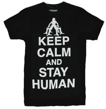 Falling Skies Mens T-Shirt - "Keep Calm and Stay Human" Alien Image