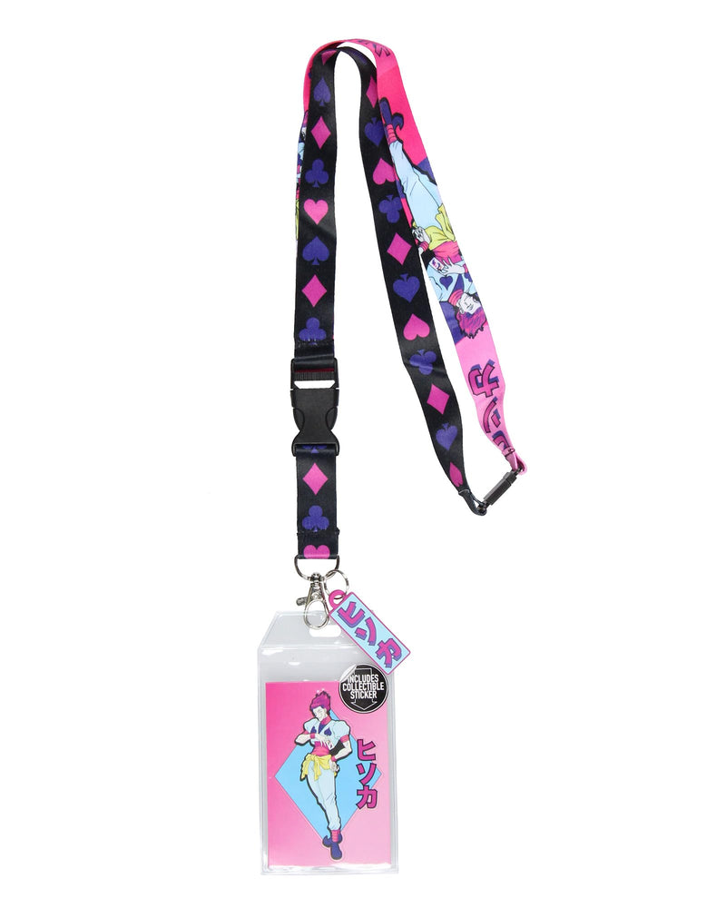 Hunter X Hunter Hisoka Morow ID Badge Holder Breakaway LanyardHisoka Katakana