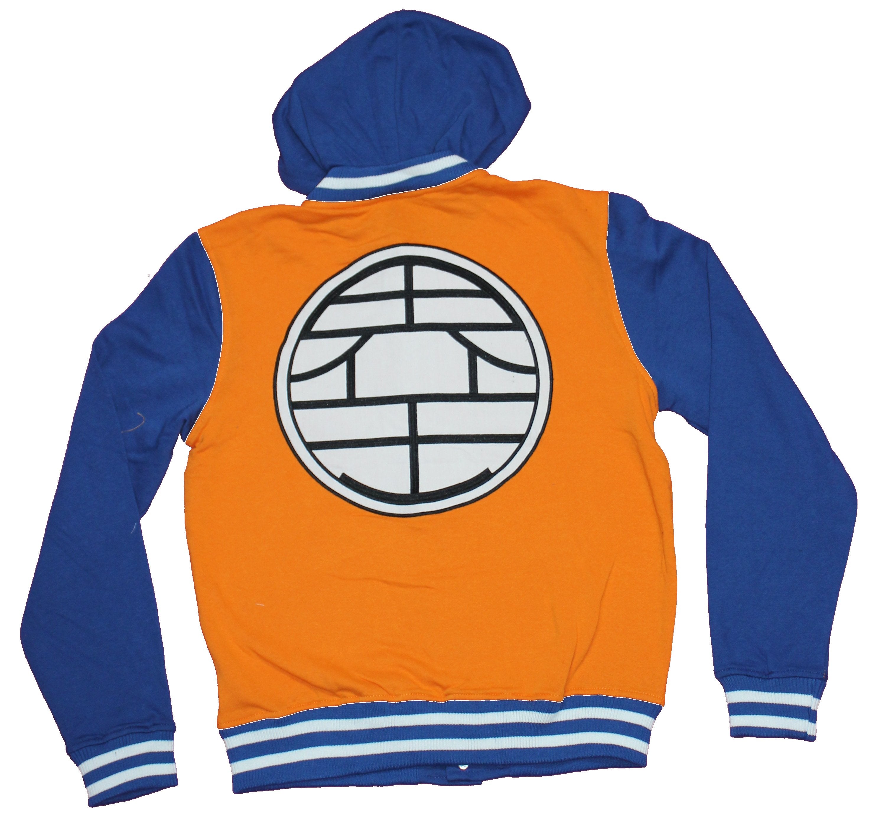 Dragon Ball Z  Mens  Hoodie - Goku Kama Symbol Front Back