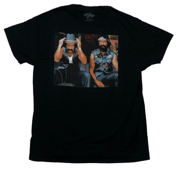 Cheech and Chong  Mens T-Shirt - Sitting Photo Image