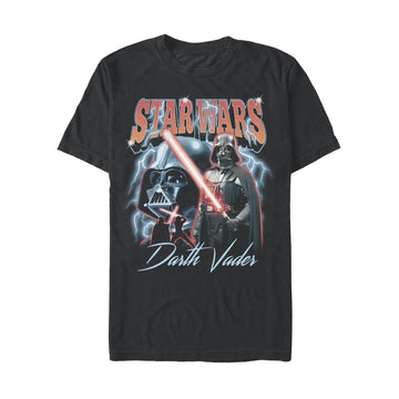Star Wars Mens T-Shirt- Darth Vader Heavy Metal Style