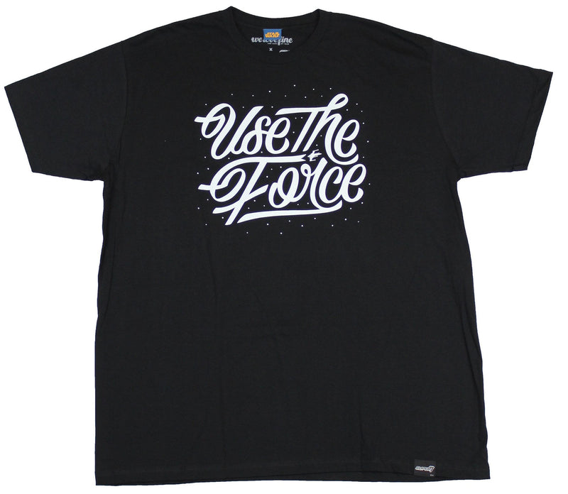 Star Wars Mens T-Shirt - Use the Force Spacey Script Image