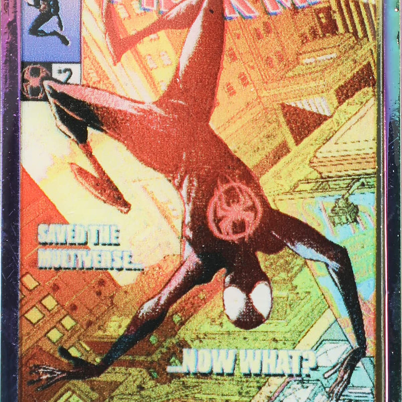 Bioworld Spider-man: Across the Spider-verse Metal Keychain with Digital Print Artwork