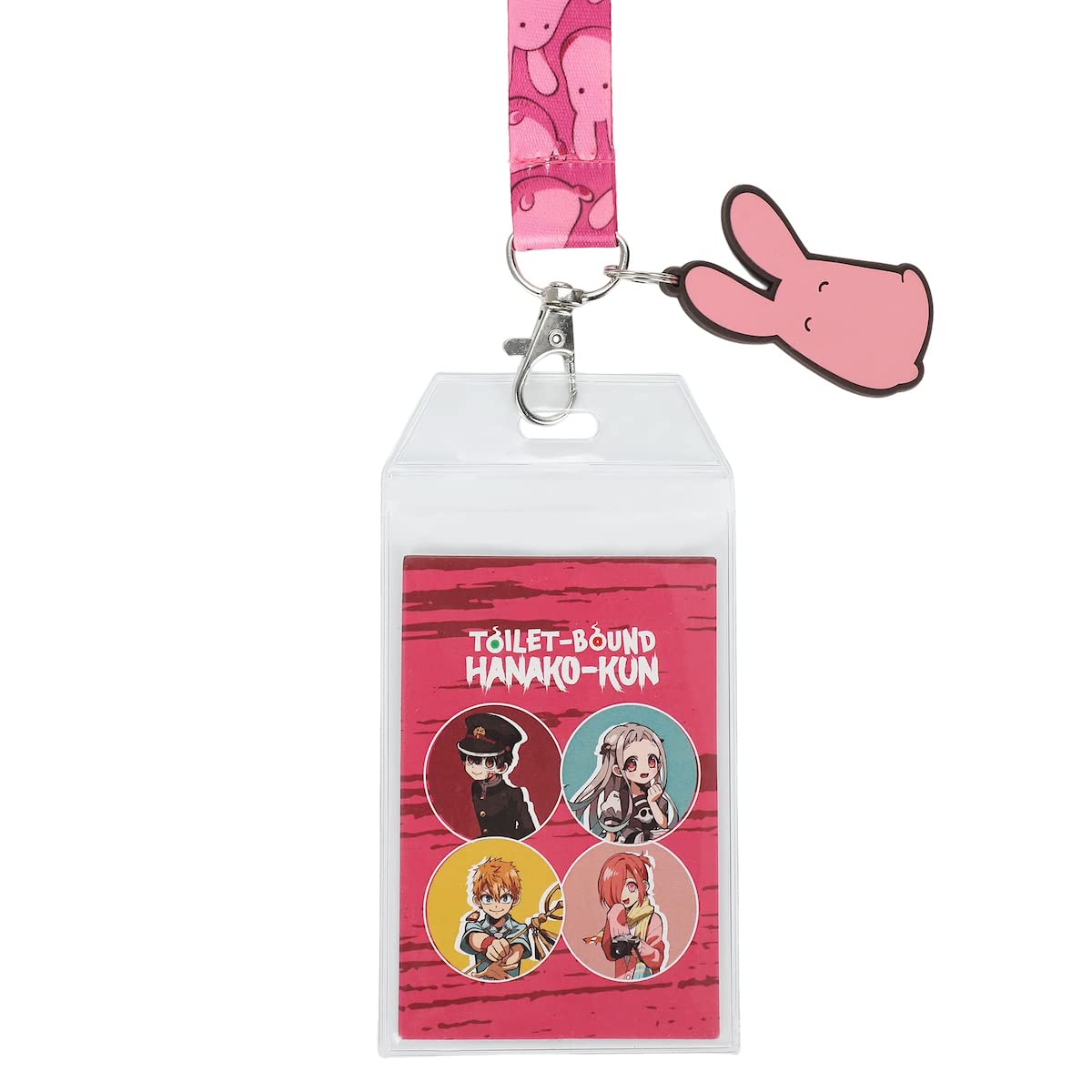 Toilet-Bound Hanako-Kun Lanyard with Neck Breakaway and Metal Charm