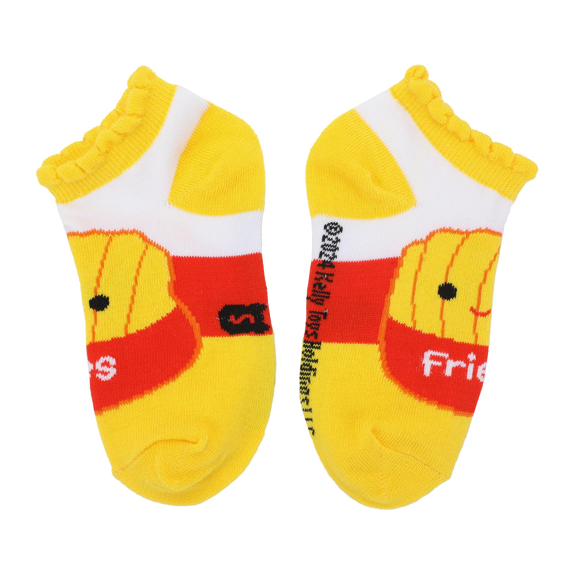 Bioworld Squishmallows Food Character Art Youth 6-Pair Ankle Socks