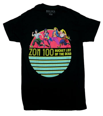 Zom 100 Bucket List of the Dead Mens T-Shirt - Group Running Over Name