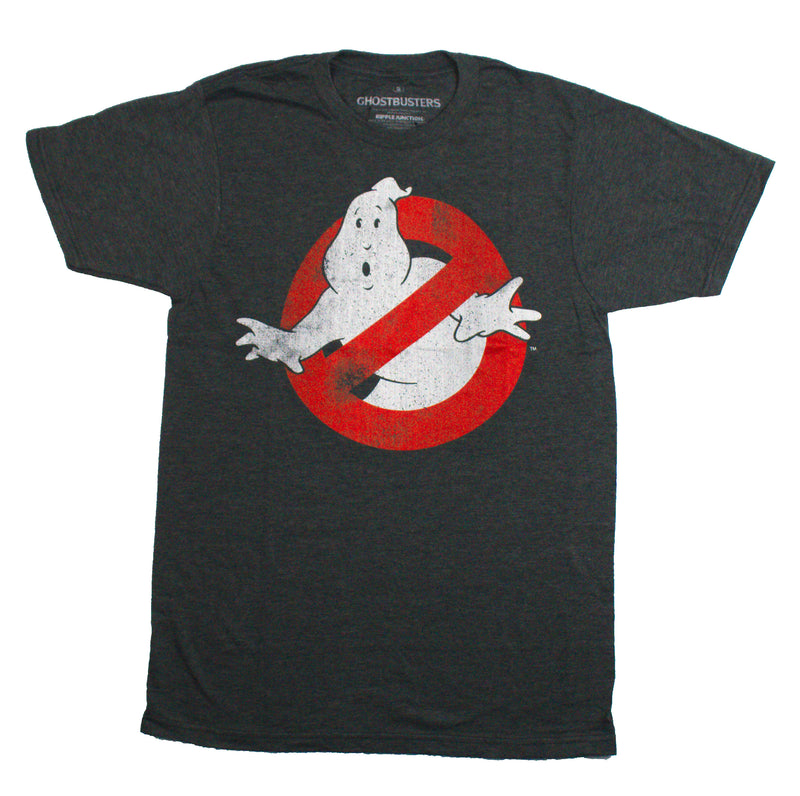 Ghostbusters Mens T-Shirt - Classic Distressed No Ghost Logo