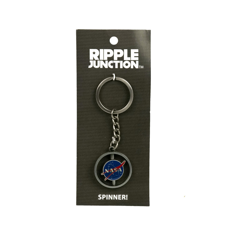 NASA logo spinner keychain