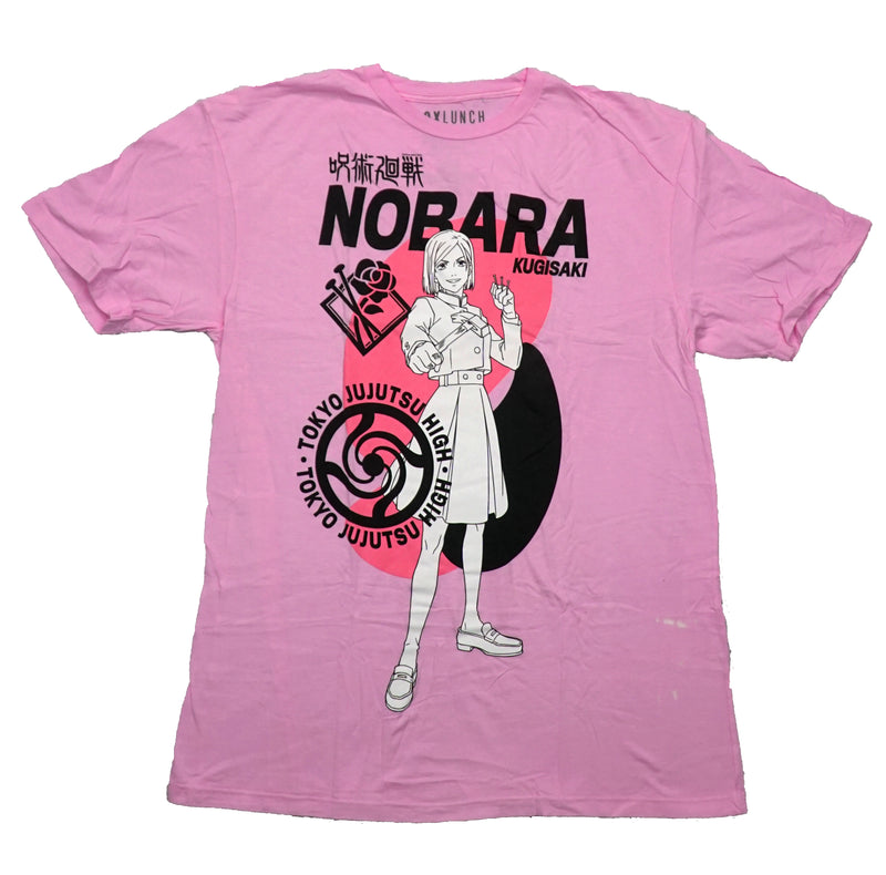 Jujutsu Kaisen Mens T-Shirt - Nobara Pictured Gripping Nails