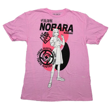 Jujutsu Kaisen Mens T-Shirt - Nobara Pictured Gripping Nails