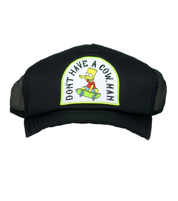The Simpsons Bart Don't Have A Cow Man! Trucker  Snapback Hat