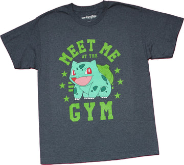 PokemonMens T-shirt -  Bulbasaur Meet me at the Gym Image