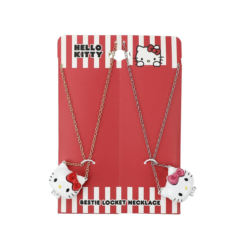 Bioworld Hello Kitty 2-Piece Bestie Locket Necklace Set