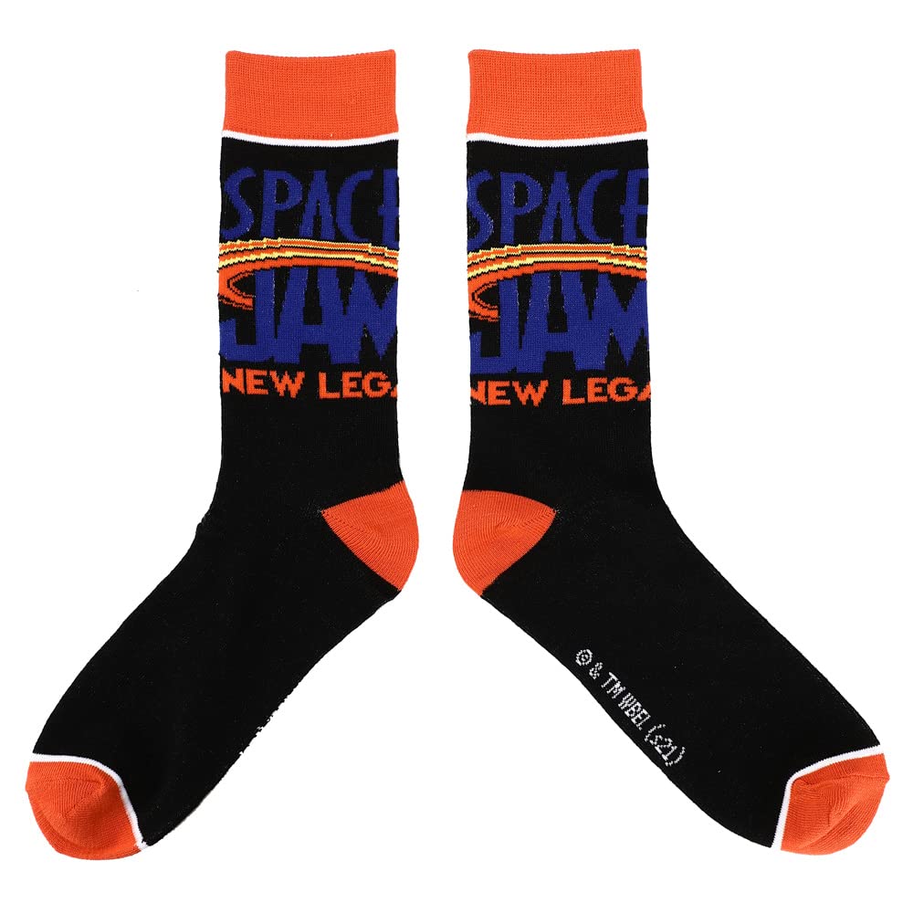 Bioworld Space Jam New Legacy basketball Casual Crew Socks for Men 3-Pack