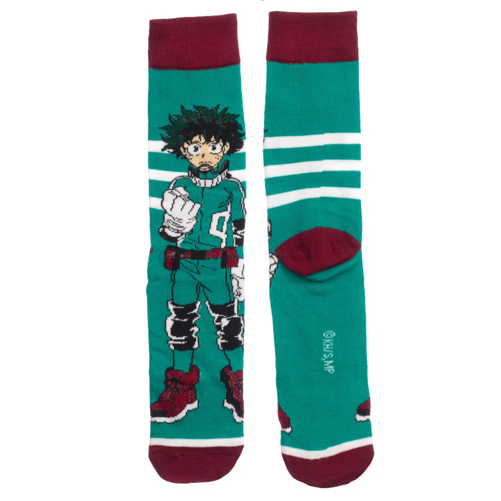 My Hero Academia 3 Pack Novelty Boxed Crew Sock