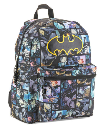 Batman Graphic Comic Print Backpack