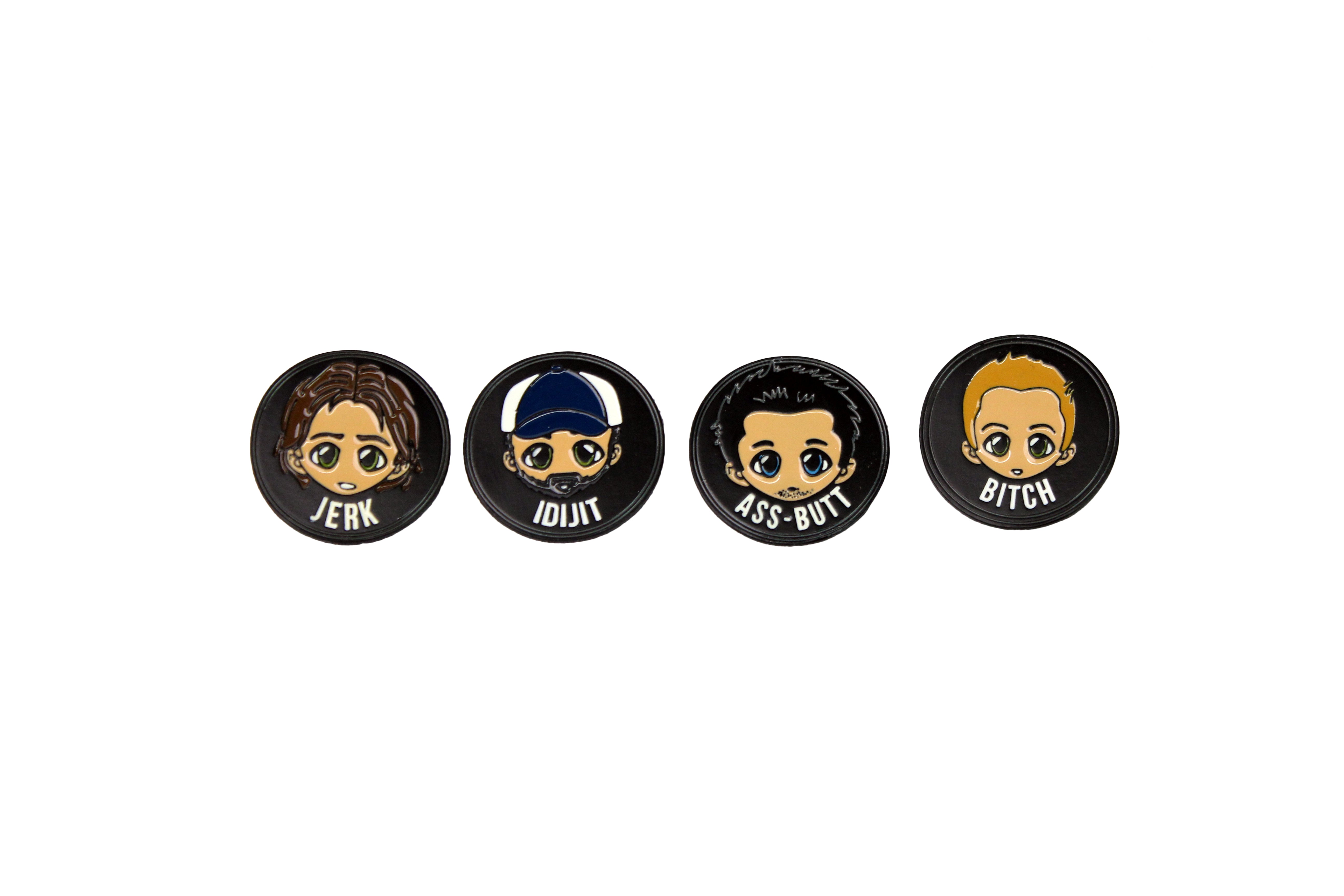 Supernatural Winchester Family Collectors Enamel Lapel Pin Set - 10 Lot