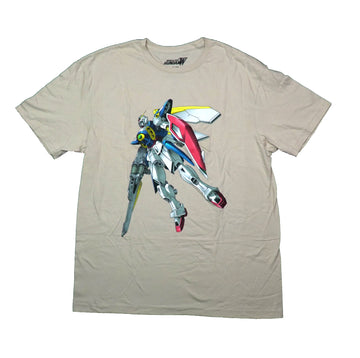 Mobile Suit Gundam  Mens T-Shirt - Retro Mech Front Named Robots Back