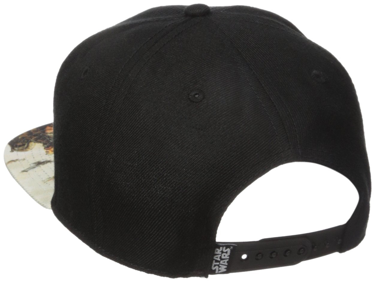 Bioworld Men's Star Wars Rogue One Sublimated Bill Snapback Cap