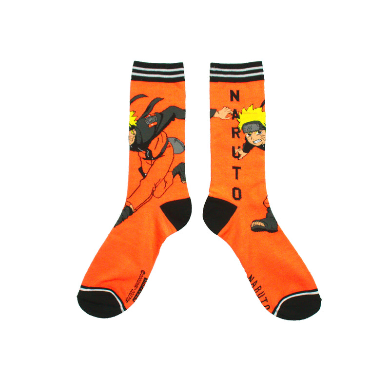 Naruto Ichiraku Ramen Shop Character over name Men's Crew sock