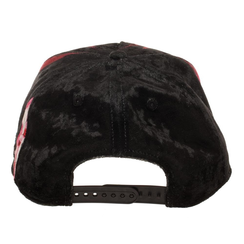 Harley Quinn Snapback Hat Velvet Snapback Hat Gift Hat Snapback-OSFA