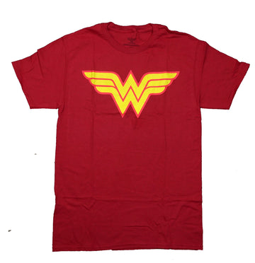 Wonder Woman Mens T-Shirt - Classic Two Color Logo