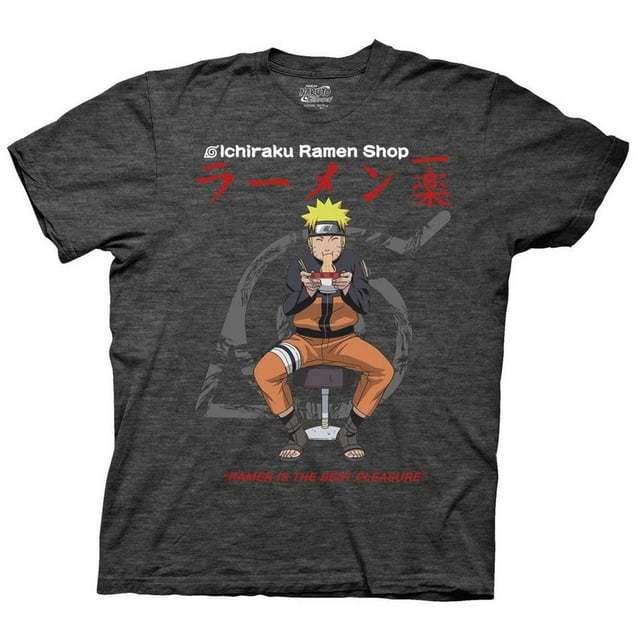Naruto Shippuden Mens T-Shirt - Ichiraku Ramen Shop T-Shirt The Best Pleasure - Inmyparentsbasement.com