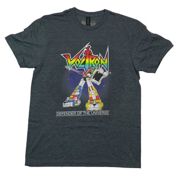 Voltron Mens T-Shirt - Defender of the Universe Under Logo