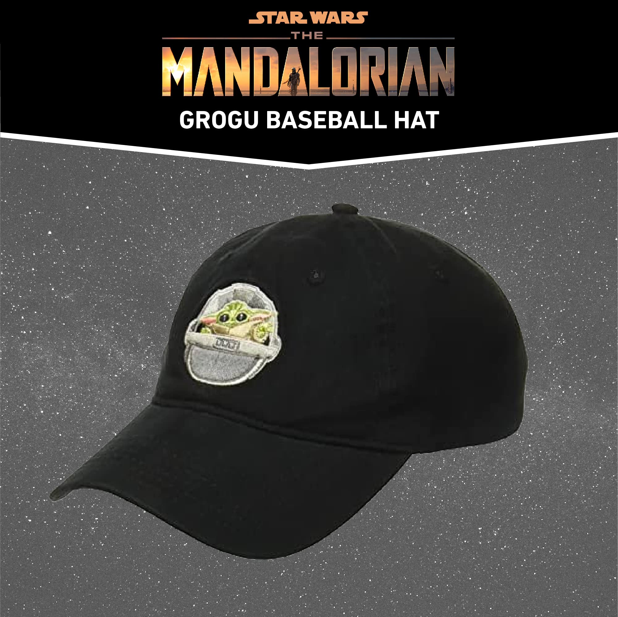 Star Wars The Mandalorian The Child Cotton Adjustable Baseball Cap, Grogu Dad Hat