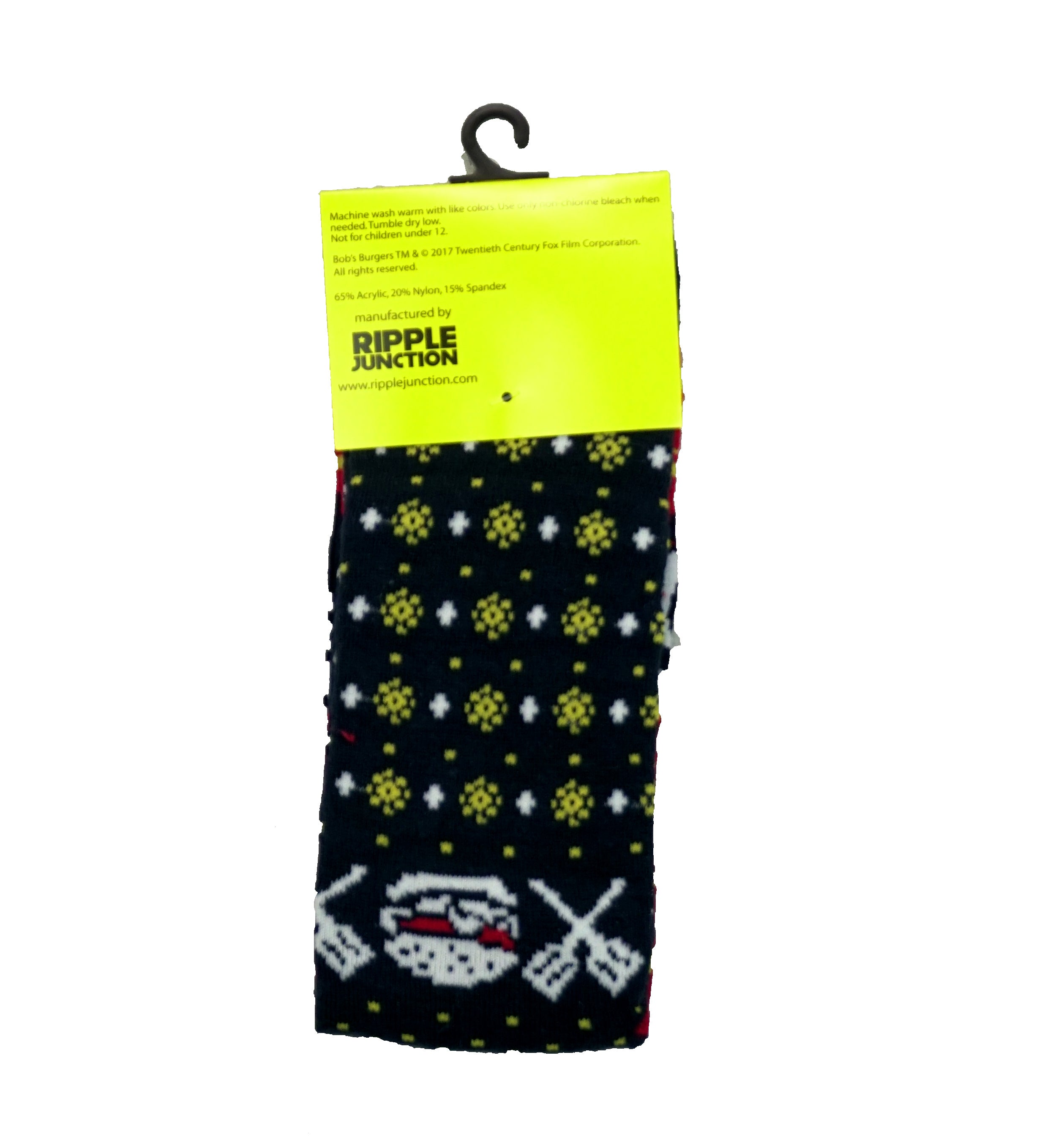 Bob's Burgers Fair Isle Style Character Socks Crew Socks