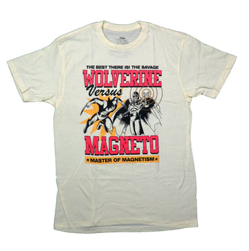 X-Men Mens T-Shirt -  Wolverine vs Magneto The Best There Is