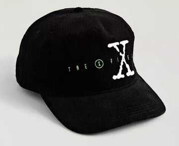 The X-Files Corduroy Baseball Hat 5 Panel Slouch DAd