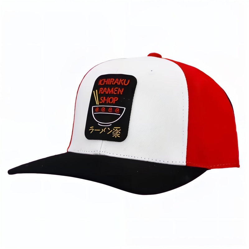 Naruto Ichiraku Ramen Shop Flat Bill Snapback Hat