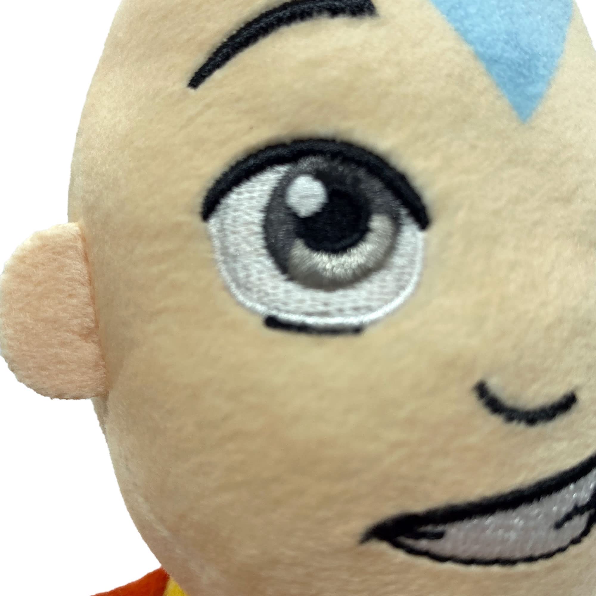 JINX Avatar: The Last Airbender Aang Small Plush Toy, 7.5-in Stuffed Figure from Nickelodeon TV Series for Fans of All Ages
