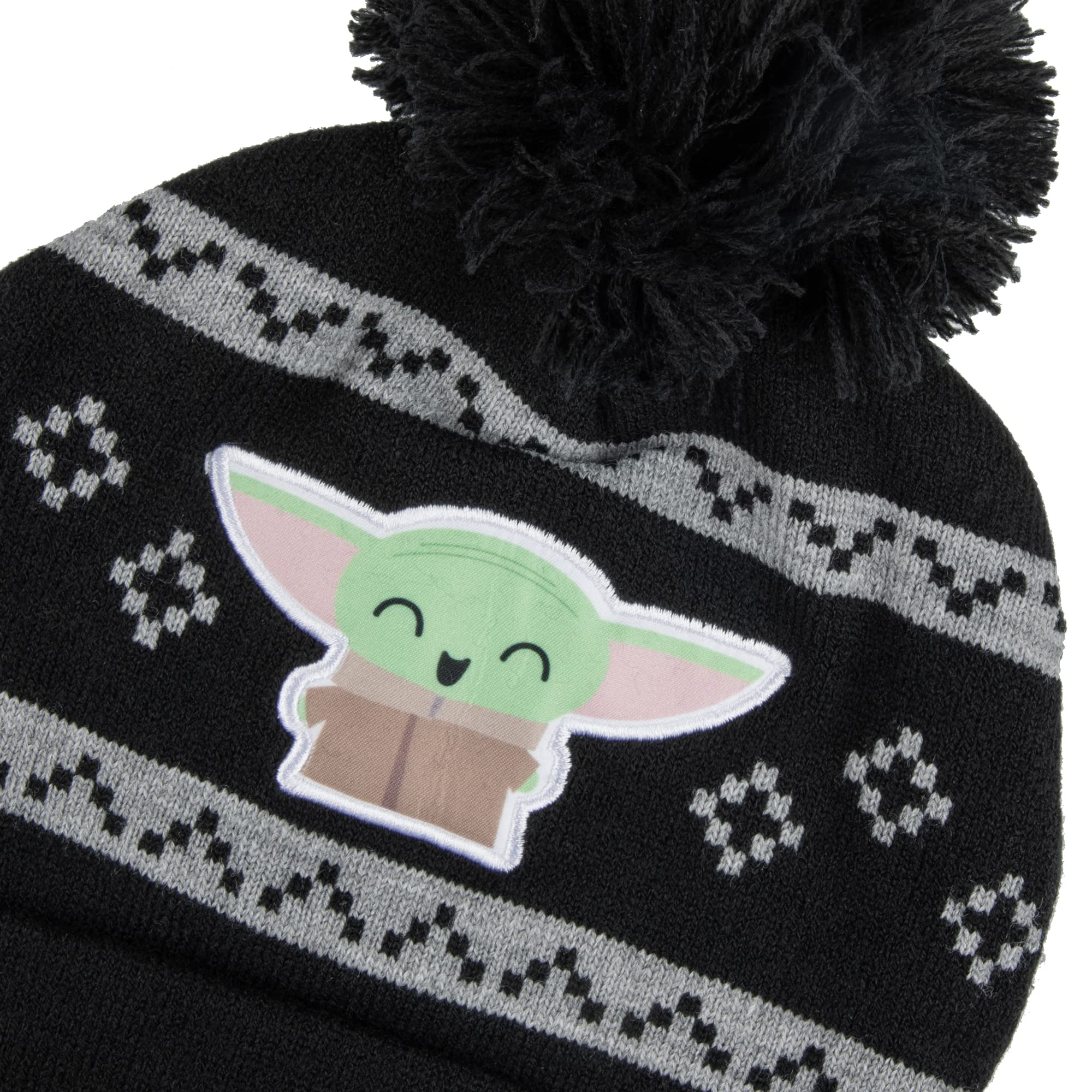 Star Wars Mandalorian Boys Cuff Beanie & Gloves Set