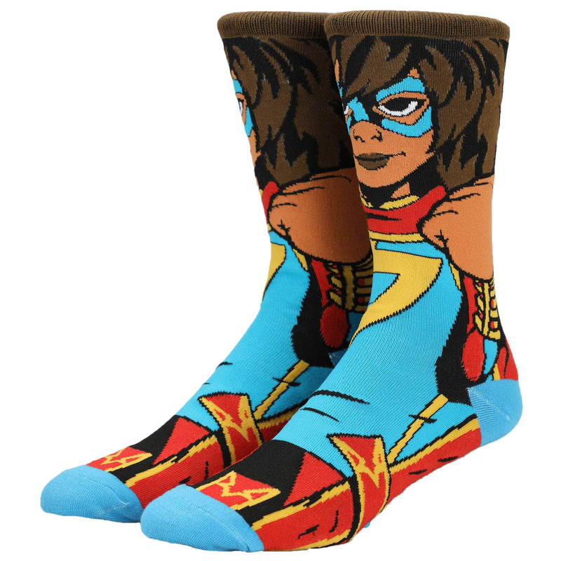 Ms. Marvel 360 Character Crew Socks