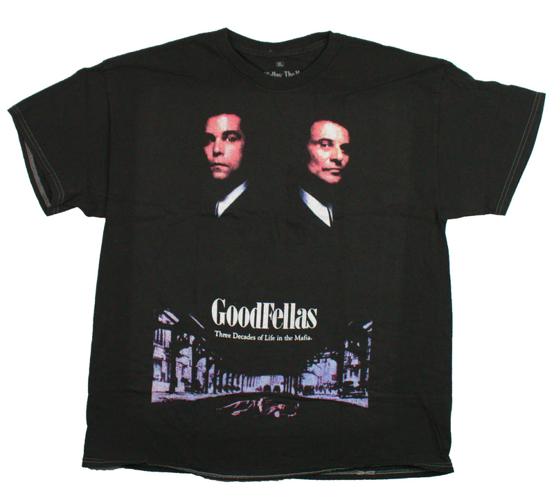 Goodfellas Mens T-Shirt - Henry Tommy Poster 3 Decades in the Mafia